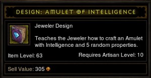 Design: Amulet of Intelligence