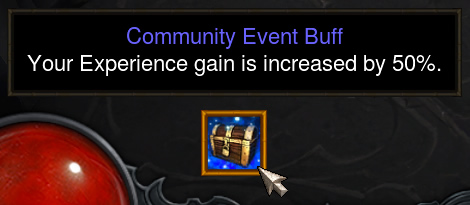 Diablo 3 Community Event Experience Buff
